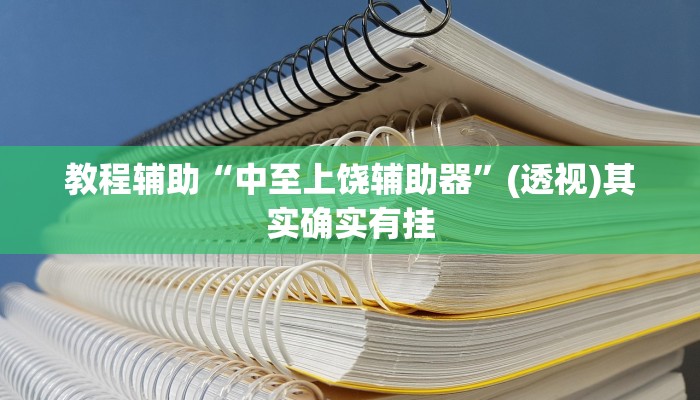 教程辅助“中至上饶辅助器”(透视)其实确实有挂
